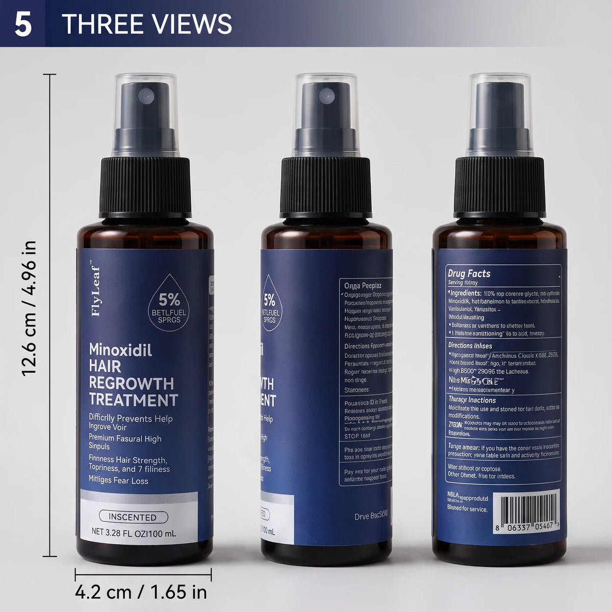 5% Minoxidil Hair Regrowth Spray