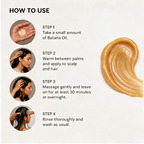 How to use batana oil, simple application steps for scalp and hair treatment