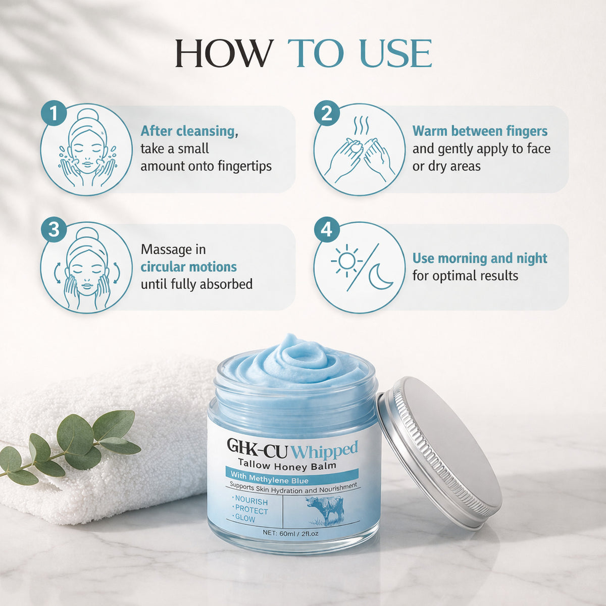 Nourish · Protect · Glow