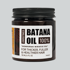 100% Unrefined Batana Oil jar, natural honduran hair growth oil for thicker fuller healthier hair